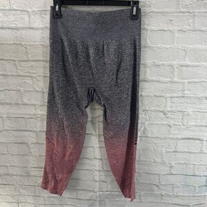PINK Victoria's Secret Ombre Leggings - Gray and Pink